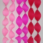 swirls garland backdrop fringe