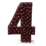 Number 4 Mosaic Balloon Frame(120cm)