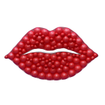 Lips Mosaic Balloon Frame(90cm)