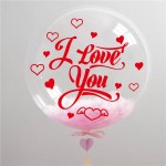 Bubble Balloon Sticker of Happy Birthday