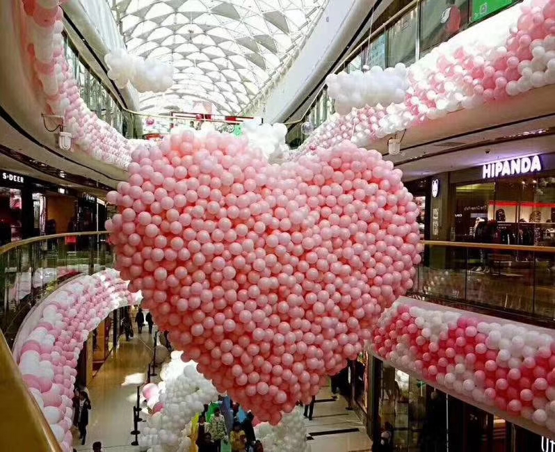 Heart balloon drop net  The Very Best Balloon Accessories Manufacturer in  China